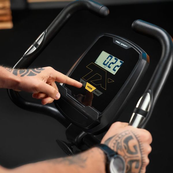 Велотренажер магнітний Trex Sport TX-500MB IRON з Bluetooth і FitShow, 14 рівнів навантаження, чорний 5902308237711 фото