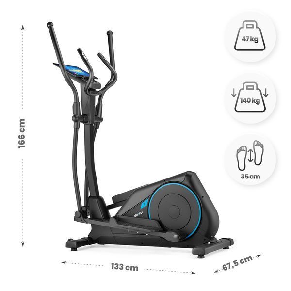 Орбітрек Gymtek XC4500 електромагнітний синій 147713-1664 фото