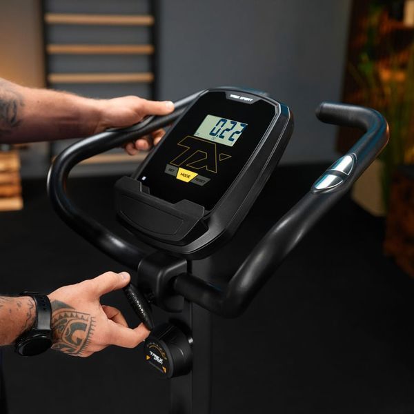 Велотренажер магнітний Trex Sport TX-500MB IRON з Bluetooth і FitShow, 14 рівнів навантаження, чорний 5902308237711 фото