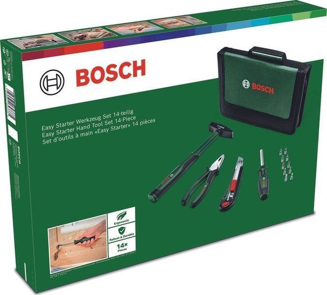 Bosch Набір інструментів Easy Starter, 14шт, універсальних 151250-129937 фото