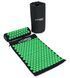 Килимок акупунктурний з валиком Cornix Classic Mat Аплікатор Кузнєцова XR-0110 Black/Green XR-0110 фото 3