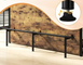 Тумба Costway Dent двосторонній домашній бар в стилі Loft 5903332086442 фото 6