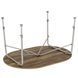 Стіл Bo-Camp Feather Oval 130x90 cm Brown (1404466) 103582-1106821 фото 3