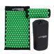 Килимок акупунктурний з валиком Cornix Classic Mat Аплікатор Кузнєцова XR-0110 Black/Green XR-0110 фото 1