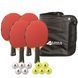 Набір для настільного тенісу Joola Quattro 4 Bats 10 Balls (54818) 108707-1285036 фото 1