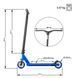 Самокат трюковий Hipe S20 Black / Blue 142764-1888 фото 10