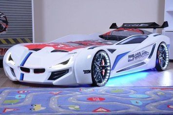 Ліжко у вигляді машини BMW біле Туреччина 100.01.03 фото
