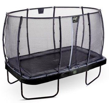 Батут EXIT Elegant Premium 244х427 cm прямокутний black 273-3056 фото