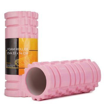 Масажний ролик Cornix EVA 33 x 14 см (валик, роллер) XR-0036 Light Pink XR-0036 фото