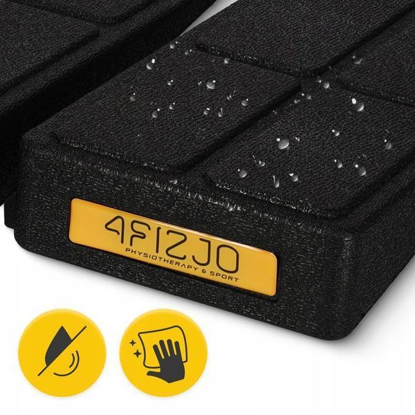 Клин-платформа 4FIZJO Slant Board 3 рівні для присідань та розтяжки Black (P-5905973400312) P-5905973400312 фото