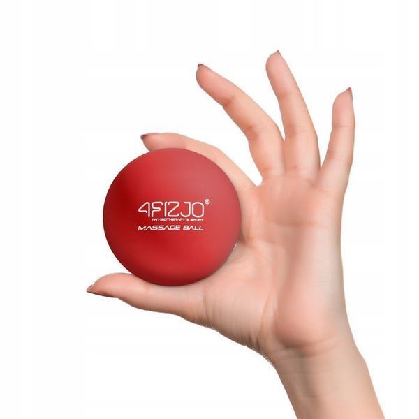 Масажний м'яч 4FIZJO Lacrosse Ball 6.25 см Red (P-5907222931202) P-5907222931202 фото