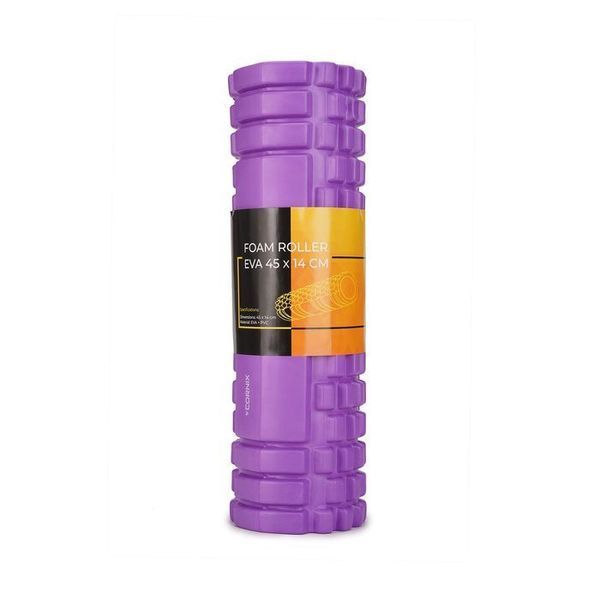 Масажний ролик Cornix EVA 45 x 14 см (валик, роллер) XR-0042 Violet XR-0042 фото