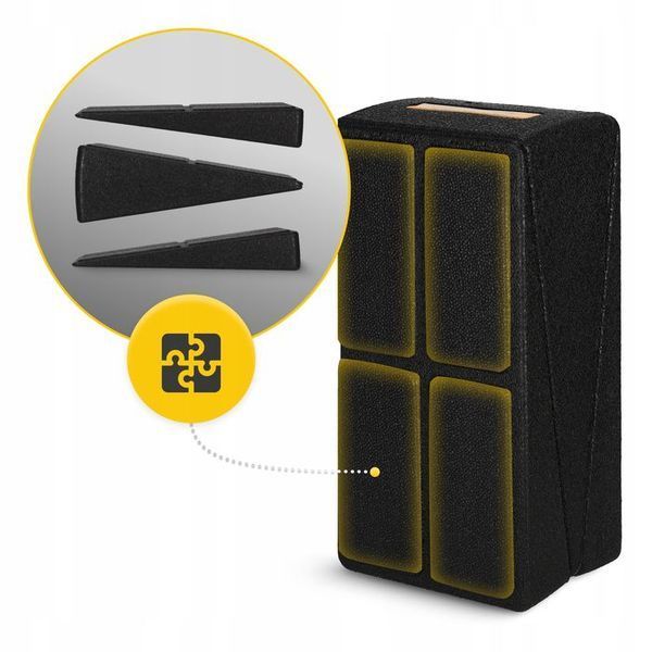 Клин-платформа 4FIZJO Slant Board 3 рівні для присідань та розтяжки Black (P-5905973400312) P-5905973400312 фото