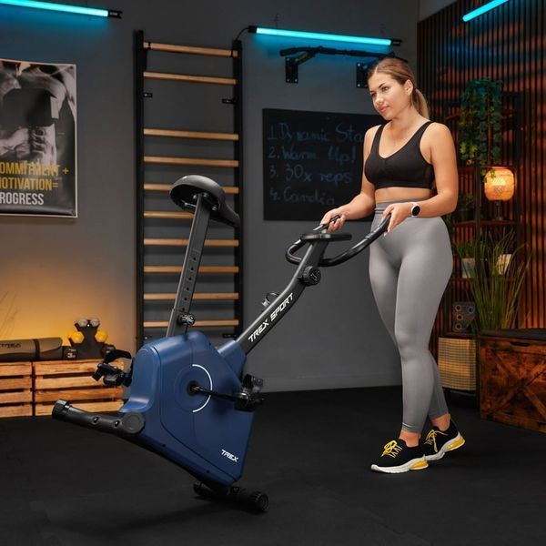 Велотренажер магнітний Trex Sport TX-380MB Rigon для дому, 8 рівнів навантаження, маховик 5 кг 5902308235816 фото