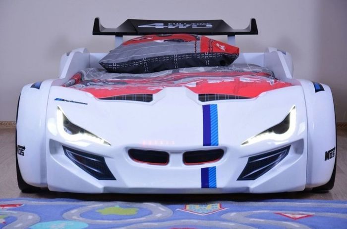 Ліжко у вигляді машини BMW біле Туреччина 100.01.03 фото