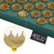 Килимок акупунктурний з подушкою 4FIZJO Ergo Mat Аплікатор Кузнєцова Navy Green/Gold (P-5907739315076) 147992-2692 фото 5