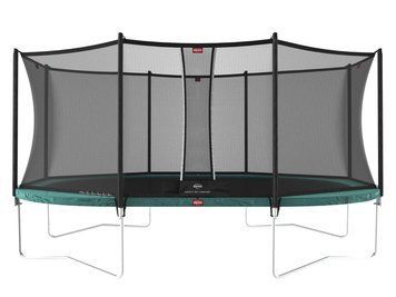 Батут BERG Grand Favorit 520 green з сіткою Comfort (30.25.15.70+35.74.63.01) та драбинкою 102177-3103 фото