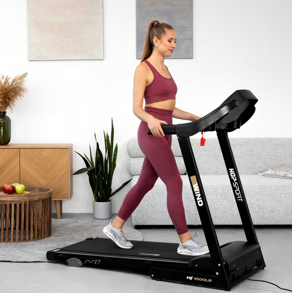 Бігова доріжка Hop-Sport HS-1000LB Wind сірий 5902308236844 фото