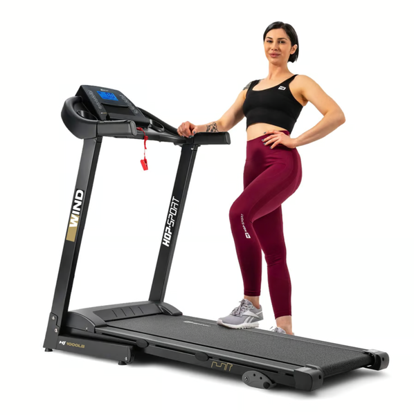 Бігова доріжка Hop-Sport HS-1000LB Wind сірий 5902308236844 фото
