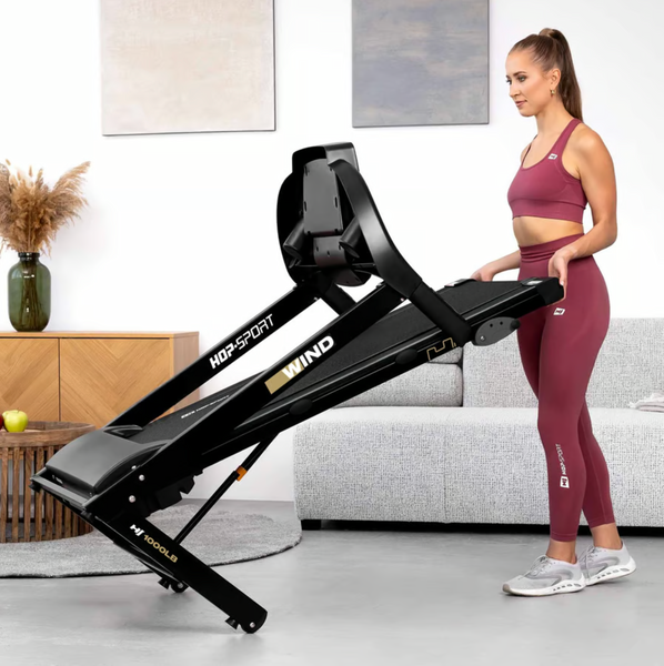 Бігова доріжка Hop-Sport HS-1000LB Wind сірий 5902308236844 фото