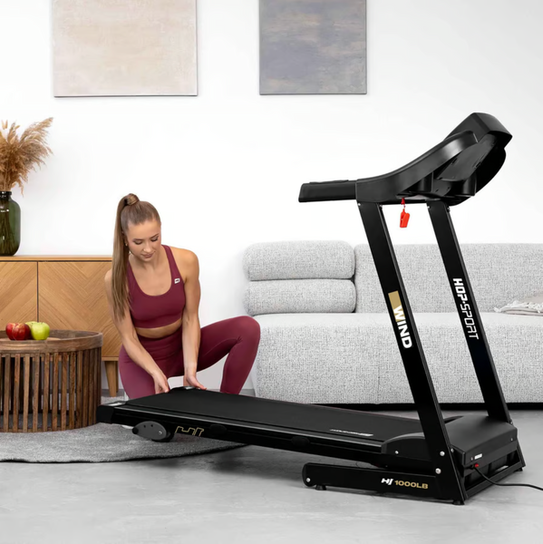 Бігова доріжка Hop-Sport HS-1000LB Wind сірий 5902308236844 фото