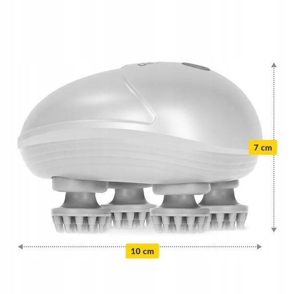 Електричний масажер для голови 4FIZJO Smart Head Massager White (P-5907739319500) P-5907739319500 фото