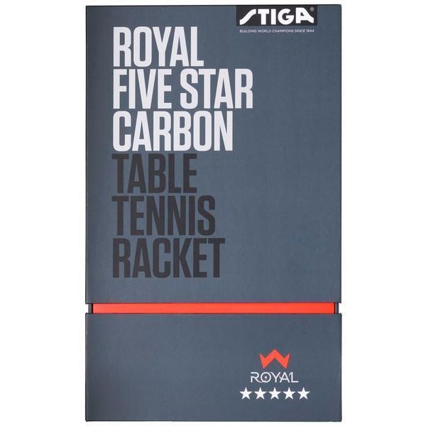 Ракетка для настільного тенісу Stiga Royal Carbon 5 Star FL (1215-2818-01) 145065-1285036 фото