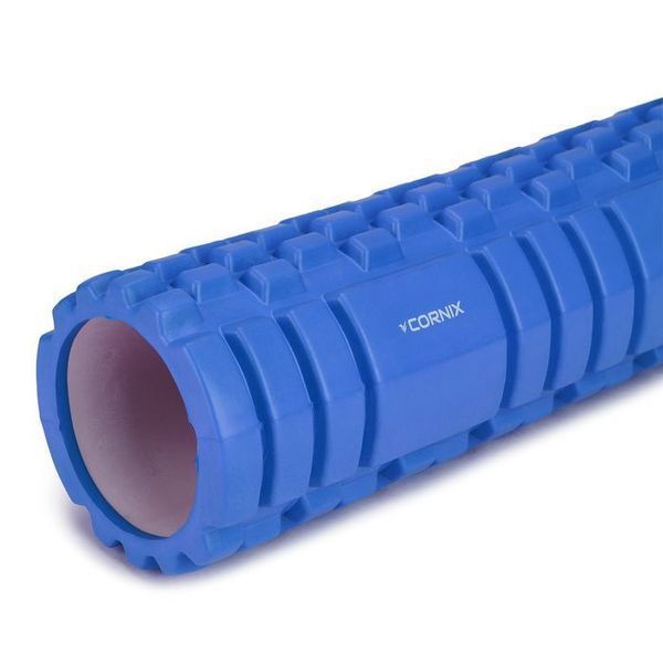 Масажний ролик Cornix EVA 45 x 14 см (валик, роллер) XR-0039 Blue XR-0039 фото