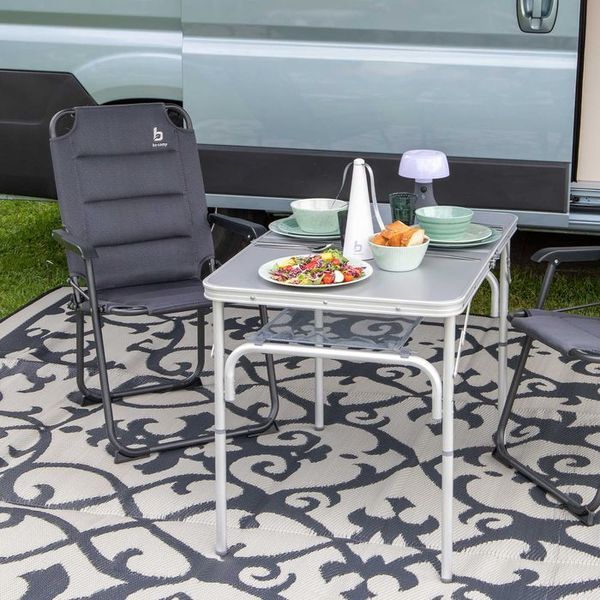 Стіл Bo-Camp Premium 120x60 cm Grey (1404421) DAS303281 фото