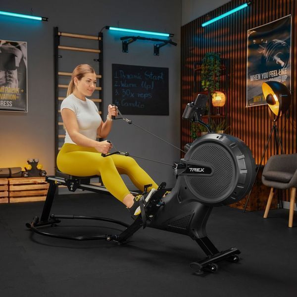 Аеромагнітний гребний тренажер для дому Trex Sport APRON TX-880RM з Bluetooth, Kinomap та FitShow 5902308235793 фото