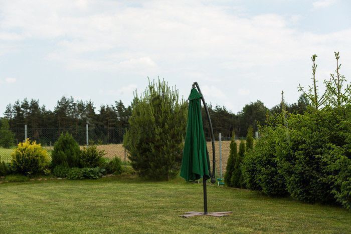 Парасоля садова кутова з нахилом FunFit Garden зелена 3м. 17743-3101 фото