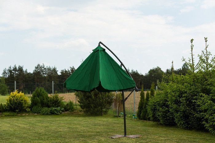 Парасоля садова кутова з нахилом FunFit Garden зелена 3м. 17743-3101 фото