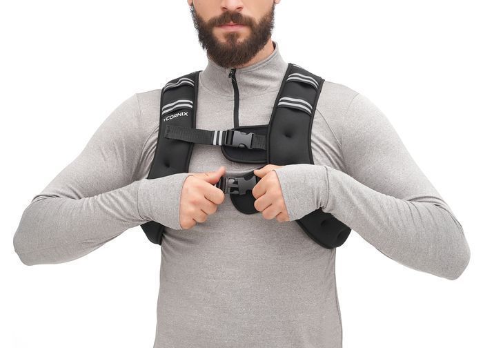 Жилет-обважнювач для тренувань Cornix Weight Vest 3 кг XR-0342 Black 143262-2692 фото