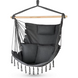 Бразильське крісло - гамак Outtec Boho Sois XXL графітовий 5907766665687 фото 1