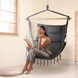 Бразильське крісло - гамак Outtec Boho Sois XXL графітовий 5907766665687 фото 3