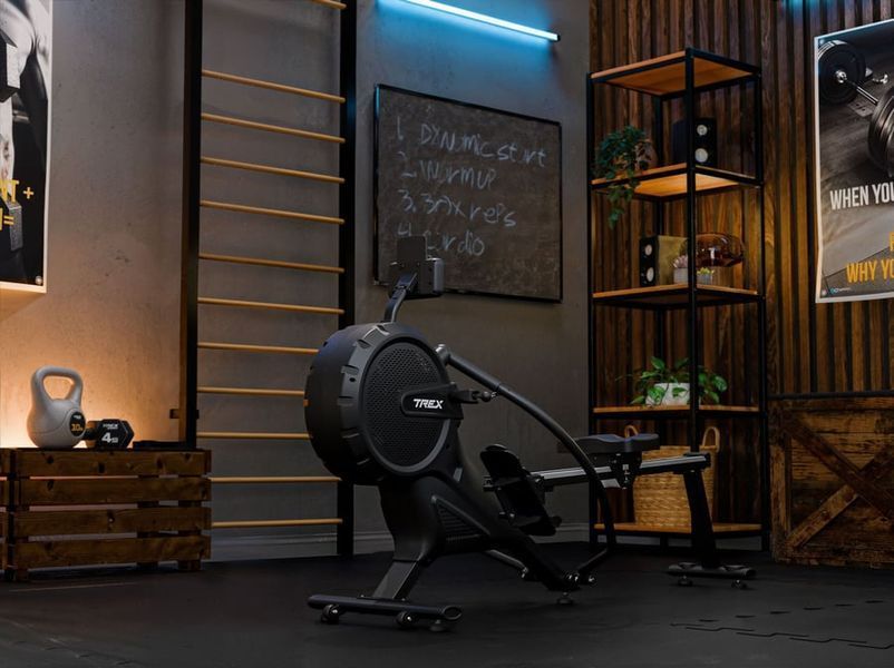 Аеромагнітний гребний тренажер для дому Trex Sport APRON TX-880RM з Bluetooth, Kinomap та FitShow 5902308235793 фото