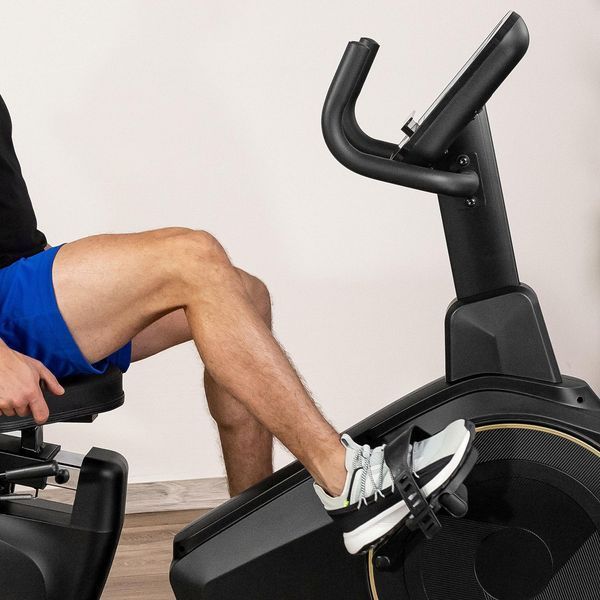 Горизонтальний велотренажер Gymtek XBR6000 електромагнітний золотистий 147900-1664 фото