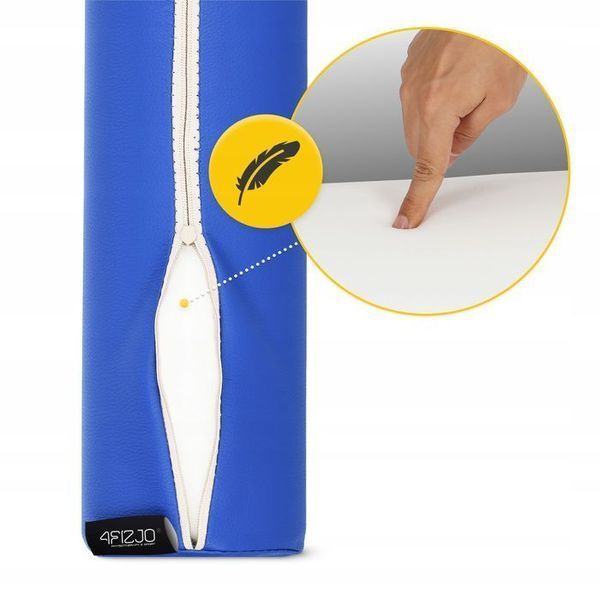 Валик для реабілітації та масажу 4FIZJO 30 x 10 см Blue (P-5905973402996) 154251-2692 фото