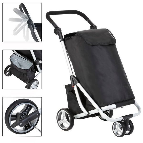 Сумка-візок ShoppingCruiser 3 Wheels 72 Black (604349) 927303 фото