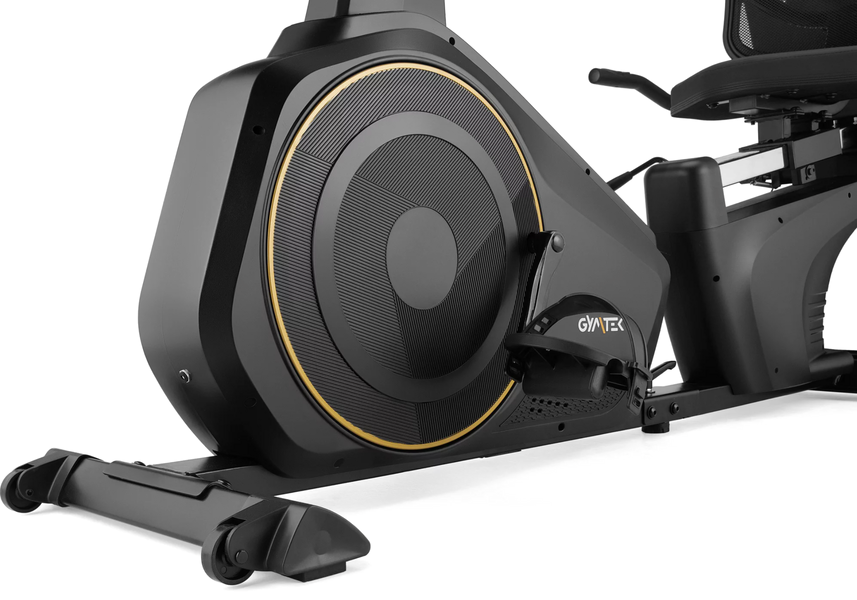 Горизонтальний велотренажер Gymtek XBR6000 електромагнітний золотистий 147900-1664 фото
