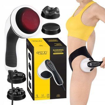 Ручний антицелюлітний масажер для тіла 4FIZJO Body Shaping 4 в 1 White (P-5907739319111) 145247-2692 фото