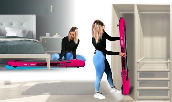 Електрична бігова доріжка Thunder Treadmill RACE-PINK RACE- PINK фото