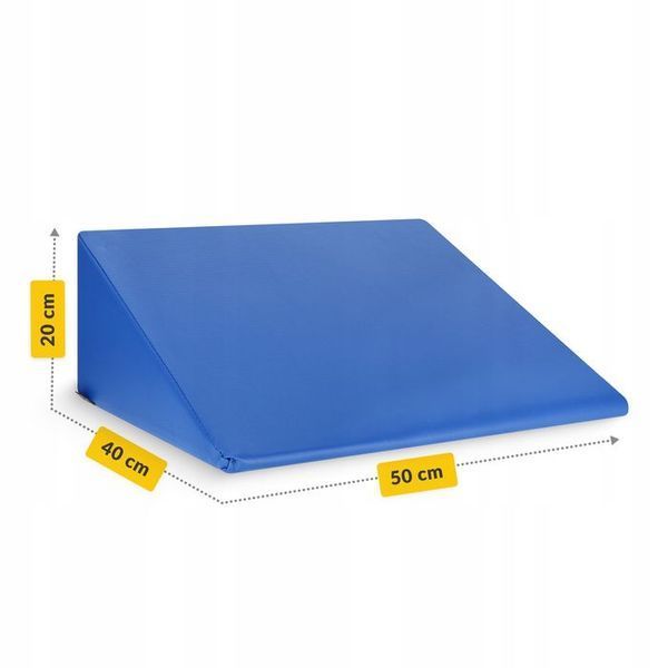 Клин для реабілітації та масажу 4FIZJO 40 x 50 x 20 см Blue (P-5905973403054) 154252-2692 фото