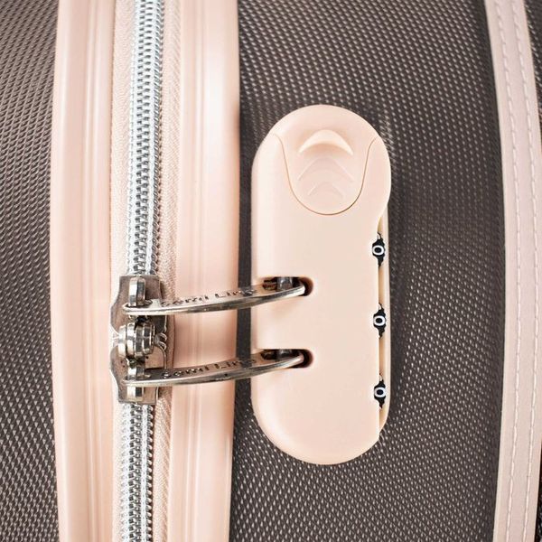 Валіза Semi Line 24" (M) Brown/Pink Cream (T5673-3) 103355-1106821 фото