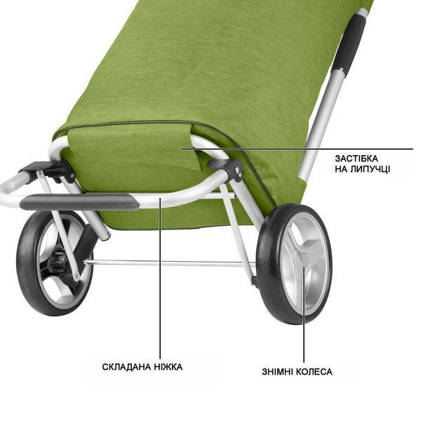 Cумка-візок ShoppingCruiser Foldable Green (650068) 930021 фото