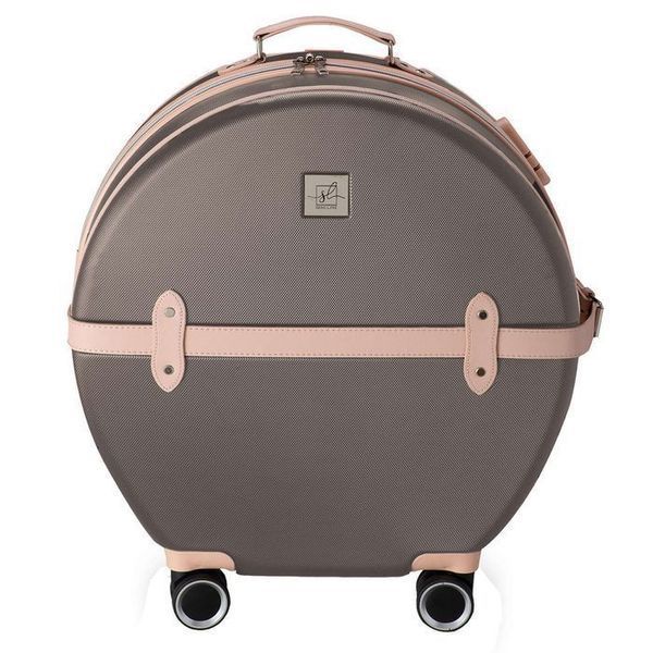 Валіза Semi Line 24" (M) Brown/Pink Cream (T5673-3) 103355-1106821 фото