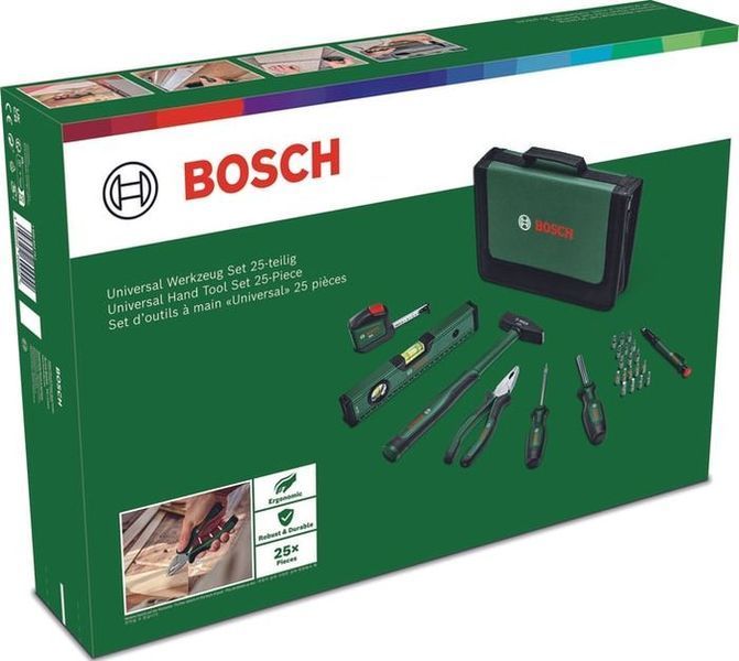 Bosch Набір інструментів, 25шт, універсальних 151254-129937 фото