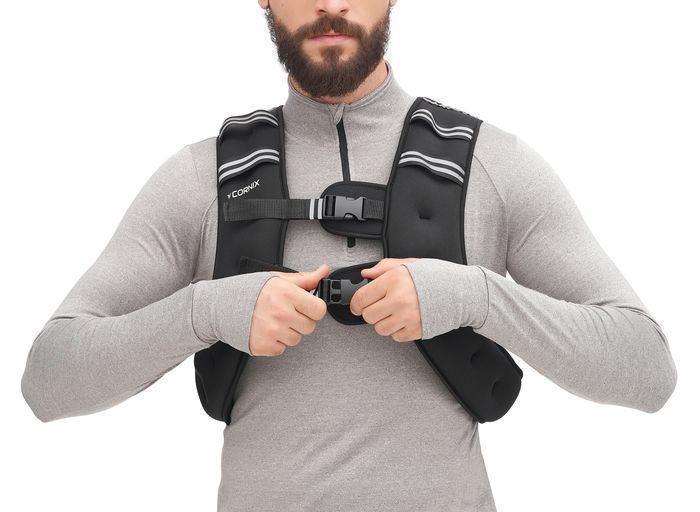 Жилет-обважнювач для тренувань Cornix Weight Vest 8 кг XR-0344 Black 143264-2692 фото