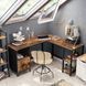 Письмовий комп'ютерний стіл Leobert Oxford кутовий в стилі Loft 5903332063062 фото 3