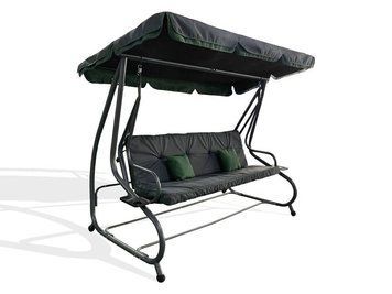 Садова розкладна гойдалка FunFit Relax Plus Grey 17749-3101 фото